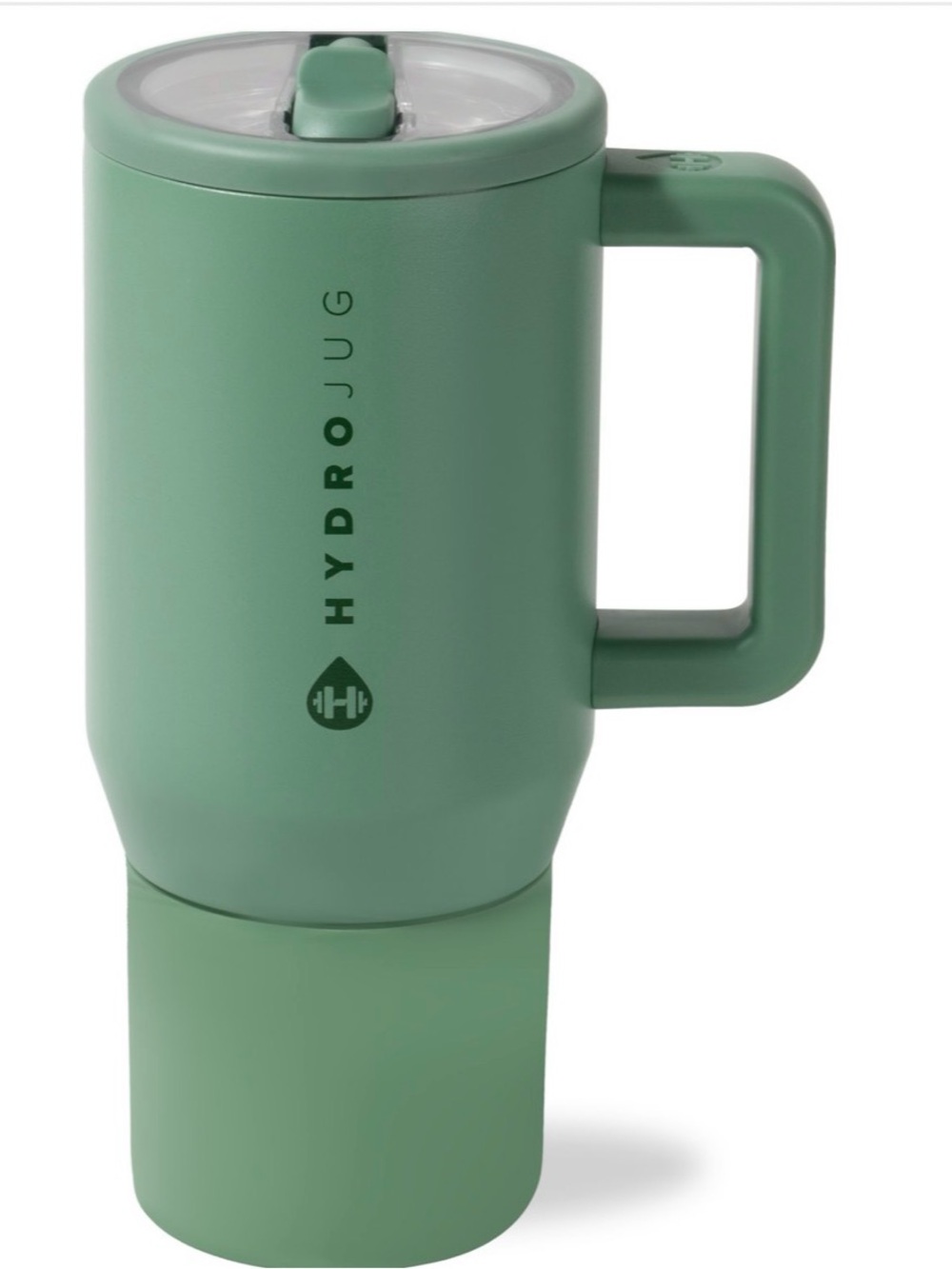 HydroJug Sage Green Insulated Travel Mug with Handle 20oz